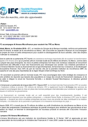 IFC accompagne Alamana Microfinance pour soutenir les TPE au Maroc